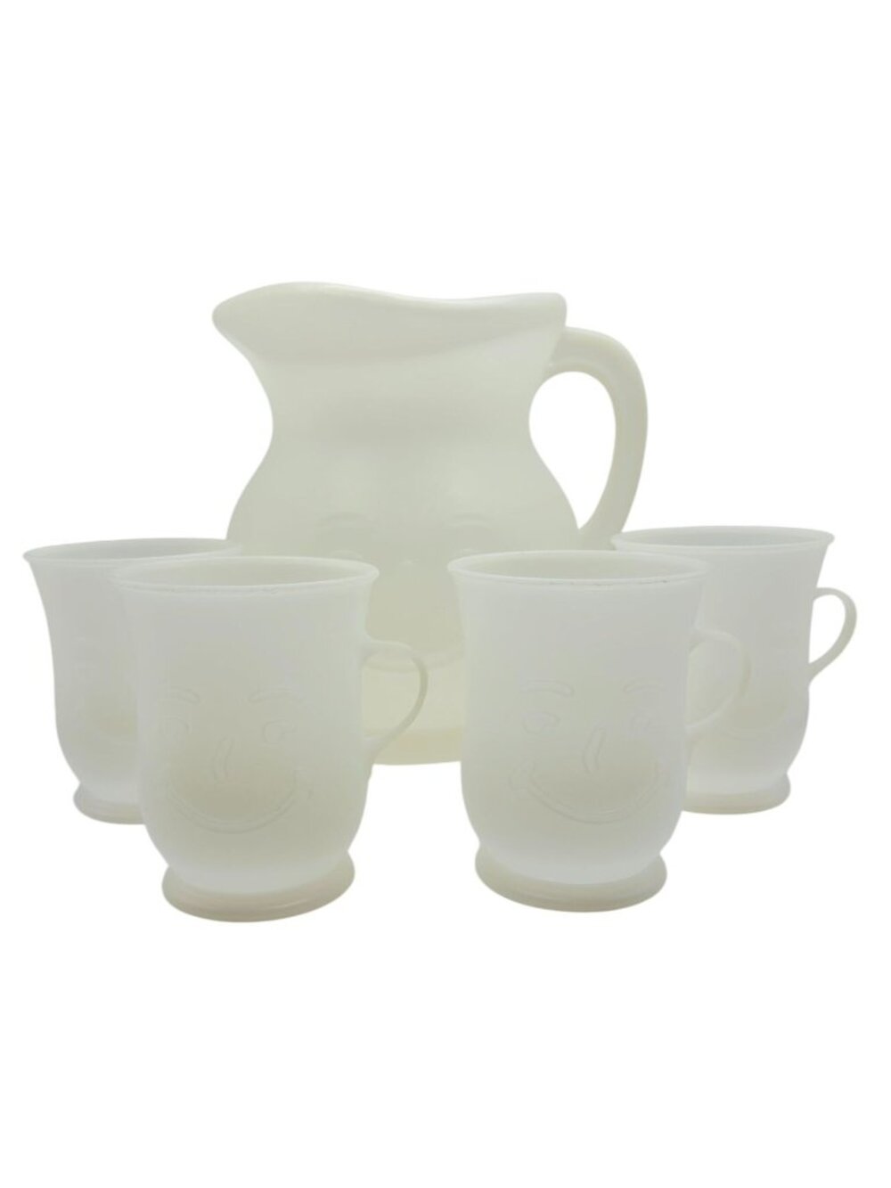 Kool-Aid Plastic White Pitcher 4 Cups General Foods Drinkware Retro 80's-90's